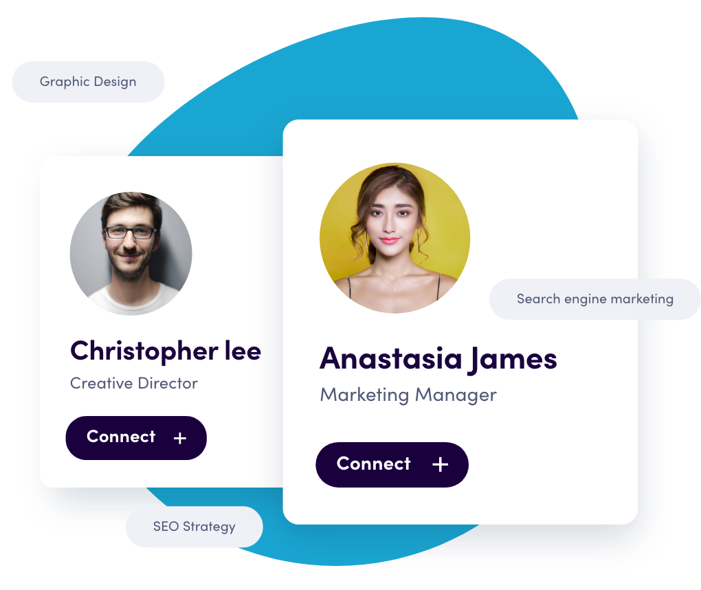 Explore people and find: