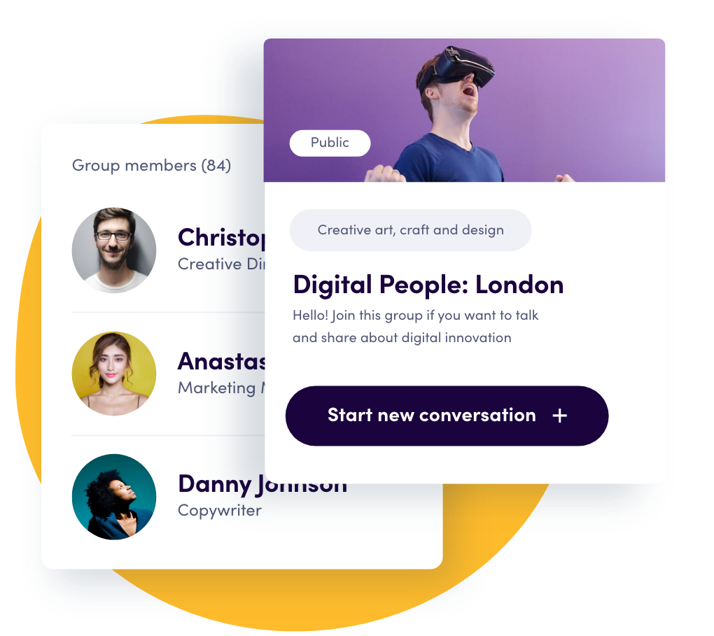 Create or join a group with: